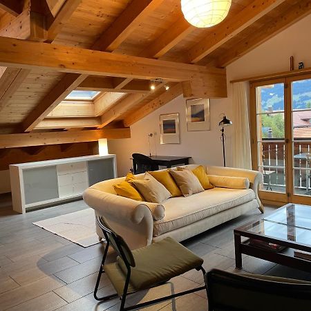 Attic In The Alps Daire Luzein Dış mekan fotoğraf