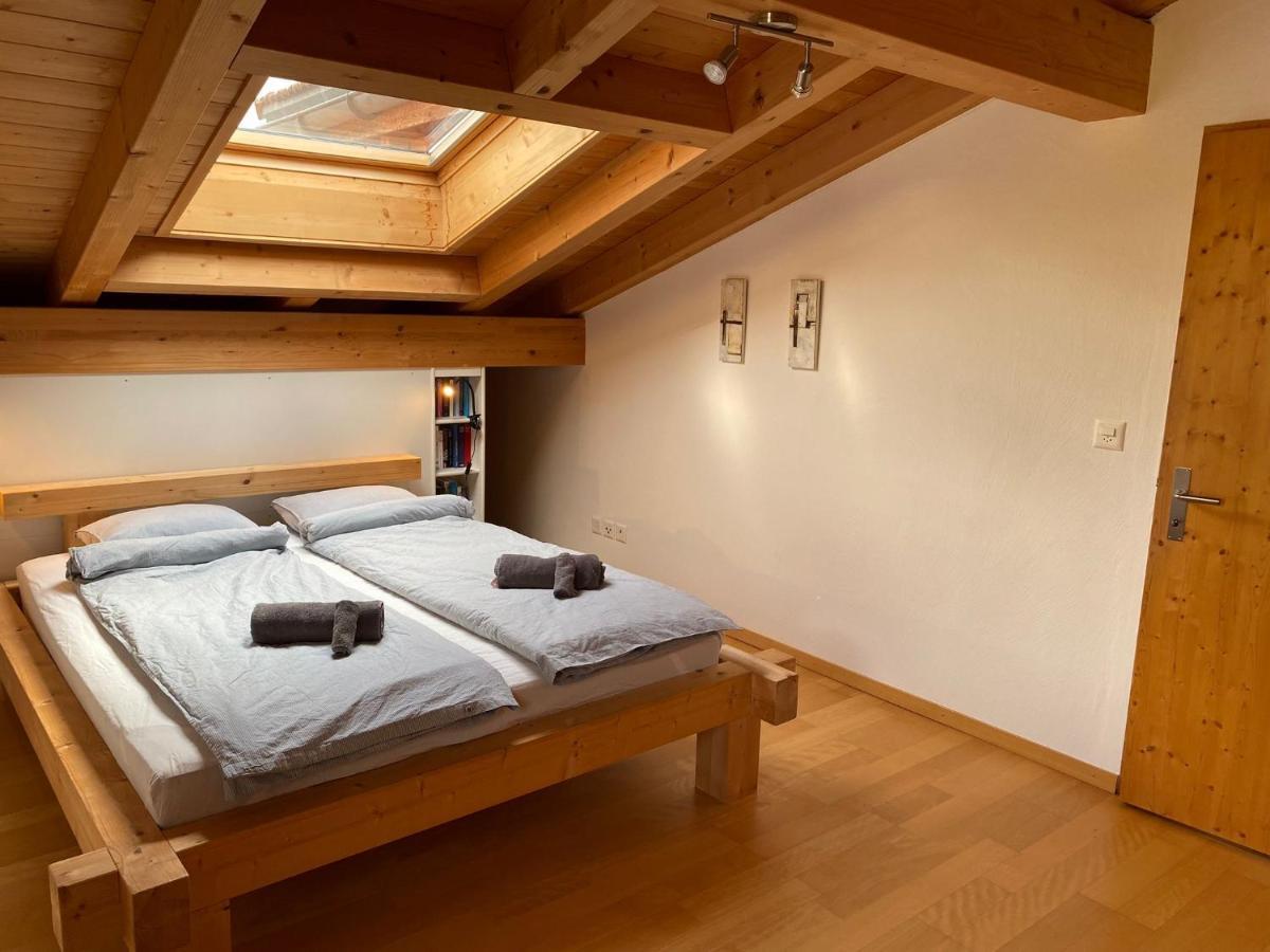 Attic In The Alps Daire Luzein Dış mekan fotoğraf