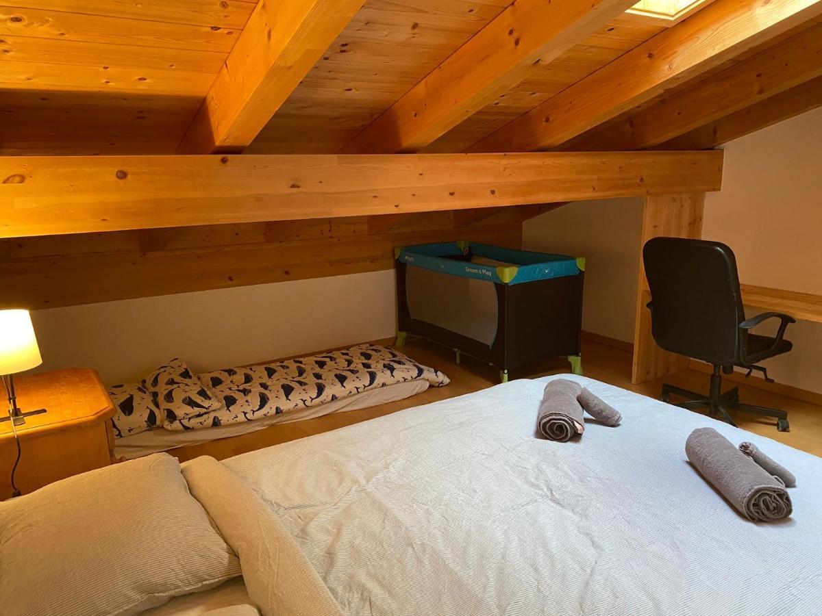 Attic In The Alps Daire Luzein Dış mekan fotoğraf